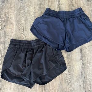 Lululemon Tracker Shorts- Sz 8; lot of 2